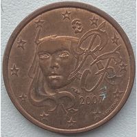 Франция 5 евроцентов 2007 г.