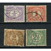 Нидерланды - 1899 - Цифры - (ном. 1 с тонким местом) - [Mi. 49-52] - полная серия - 4 марки. Гашеные.  (Лот 17Jo)-T4P15