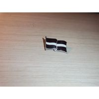 Значок-флаг Латвии, тяжёлый металл, эмали.