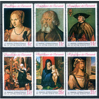 Бурунди - 1971г. - картины - 6 марок - полная серия, гашёные с клеем [Mi 782-787]. #3-Bu-91-A-1