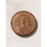 Германия 1 пфенинг 1990 J