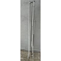 Трубки подпорки для огорода дачи растений 7 шт вместе Длинна ок 2 м и одна короче