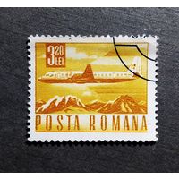 Марка Румыния 1967 год Авиация