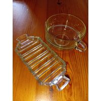 Кружка. Комплект. Стекло. Винтаж. 60-е годы