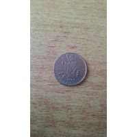 Франция, 1/2 франка 1976 года.