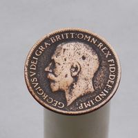 Великобритания 1 фартинг (1/4 пенни) 1917