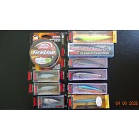 Воблеры Rapala + шнур Berkley