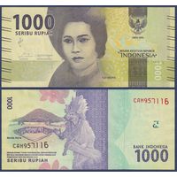 Индонезия, 1000 рупий 2017 г., P-154b, aUNC
