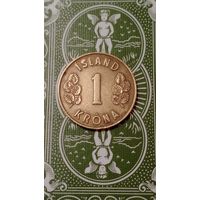 Исландия 1 крона 1965