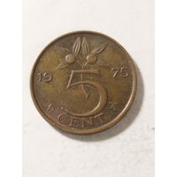 Нидерланды 5 центов 1975