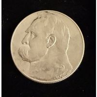 5 злотых 1936 г. Юзеф Пилсудский.  Польша. (1)  Серебро