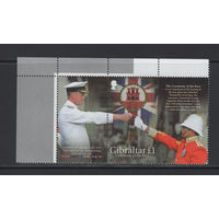 Гибралтар /Gibraltar 2013** Церемония вручения ключей, Британский вице-адмирал губернатор Гибралтара Эдриан Джонс