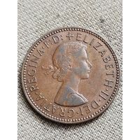 Распродажа - 1/2 пенни 1967г.,Великобритания,Елизавета 2