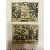 Нотгельд 25 пфеннигов Германия Айнбек-0101