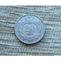 Werty71 Австрия 20 геллеров 1894