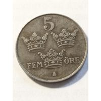 Швеция 5 оре 1950