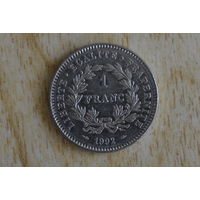 Франция 1 франк 1992 с 1 руб