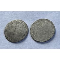 Пруссия 3 крейцера и 3 гроша 1780