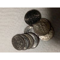 США .. сборный лот..10 цент.. 9 штуки. без повтора.