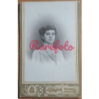 1910-е Визит-портрет девушка студийное фото типажи ретро фотограф Дорофеев СПБ