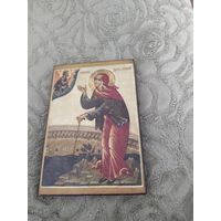 Икона Ксения Петербургская деревянная 22/16