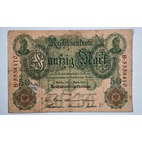 1910 год 50  марок Германия