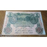 Германская Империя 50 марок 1910