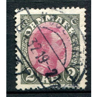 Дания - 1925г. - король Кристиан X, 2 Kr - 1 марка - гашёная [Mi 150]. #O-W-95-A-2