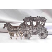Салфетница Лошади Карета