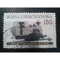 Босния и Герцеговина, 1997. Первый паровоз.Mi-1,8 евро гаш.