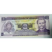 РАСПРОДАЖА!!! - ГОНДУРАС 2 лемпира 2010 год
