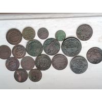 Лот медных монет