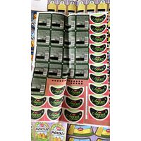 Большой лист с неразрезанными этикетками Лидского пива