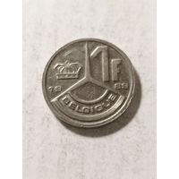 Бельгия 1 франк 1989