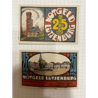 Нотгельд 25 пфеннигов Германия Лютенбург-0301-3