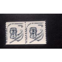 США\а66\1977 Стандарт Чернильница и перо MNH