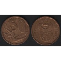 Южная Африка (ЮАР) km443 50 центов 2008 год (обращ) (nf02