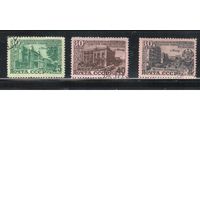 СССР-1950, (Заг.1440-1442),  гаш. , Азербайджанская ССР