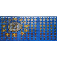 КОЛЛЕКЦИЯ ЕВРО и ЕВРОЦЕНТОВ 15 разных стран мира