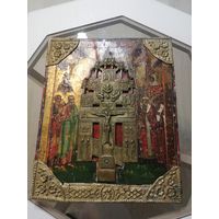 Икона. крест. Письмо по золоту