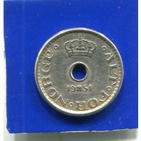 Норвегия 10 эре 1951