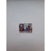 Марки Бурунди Лауреат нобелевской премии Мира 2004 В Маттаи