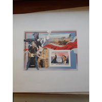 Марки Гвинея Лауреат Нобелевской премии Мира 2009 Б. Обама