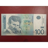 Сербия. 100 динар 2013 года