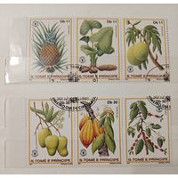 РАСПРОДАЖА КОЛЛЕКЦИИ. Сан-Томе и Принсипе, марки "фрукты"