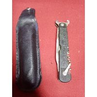 С рубля без мц. набор туриста темно зеленый в чехле. дл 12см.