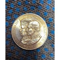 2 марки 1909 - Лейпцигский университет. Невероятная патина! В блеске!