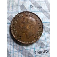 1/2 пенни 1942 Южная Африка