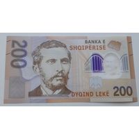 Албания 200 лек 2017 года UNC