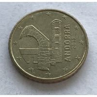 Андорра 50 евроцентов 2019